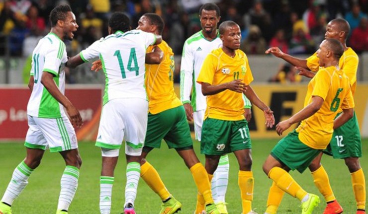 مباراة نيجيريا ضد جنوب أفريقيا