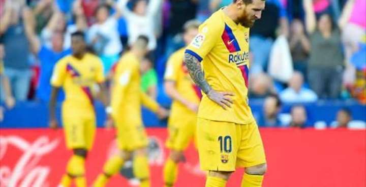 خسارة برشلونة من ليفانتي بثلاثية مذلة في الدوري الأسباني